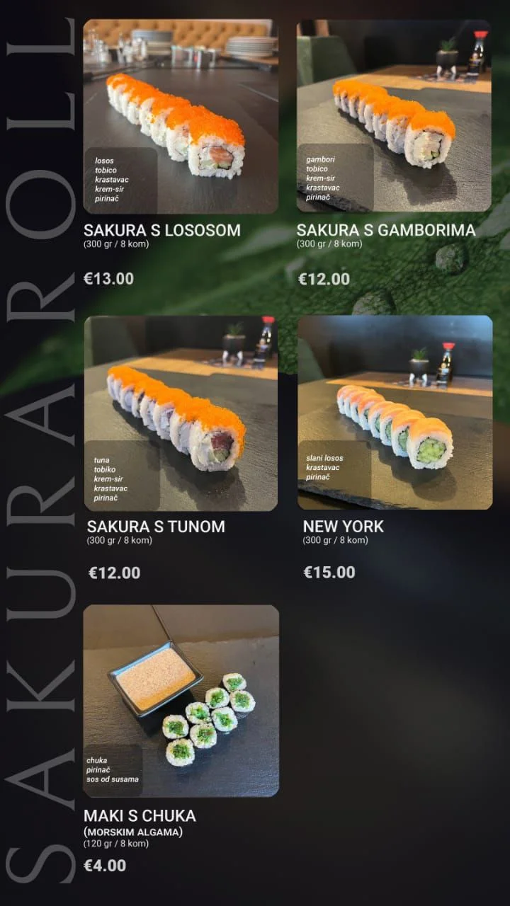 Галерея Sakura sushi